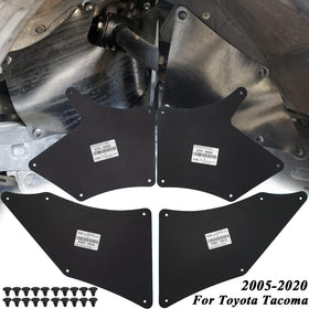 XUKEY mounted on Tacoma rear view showing full-coverage splash defense