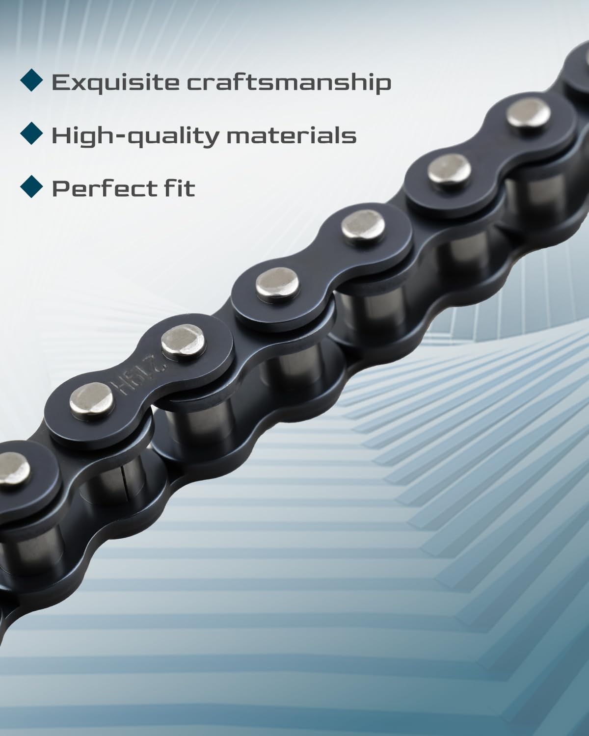Xumdovipu rolled chain in package ready to install for convenience and reliability