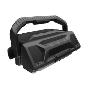 XUTVOTOR front view of dash storage box showing secure fit and extra capacity