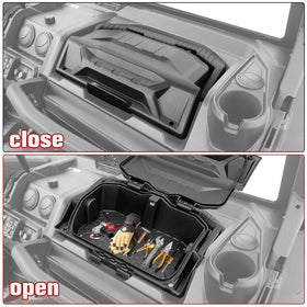 XUTVOTOR close-up of lid and clip showing waterproof seal and easy access