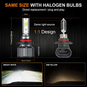 XWQHJW bulbs installed in Silverado headlight housing for easy fit