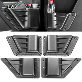 XWQZ front door pocket installed showing neat storage benefit