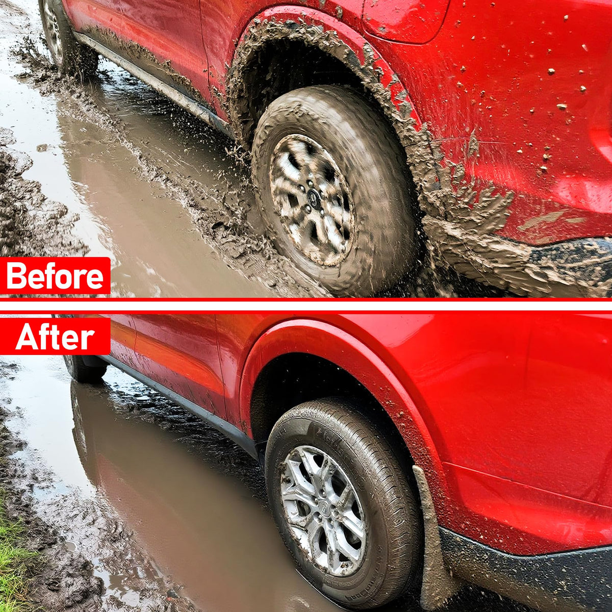 XWQZ close-up texture of ABS mud flap showing durable finish and UV resistance benefit