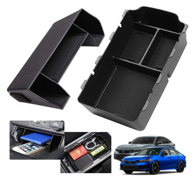XXCIWP front view installed in Honda Civic console showing neat organization