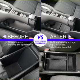 XXCIWP tray installed in Honda HR-V console for tidy storage