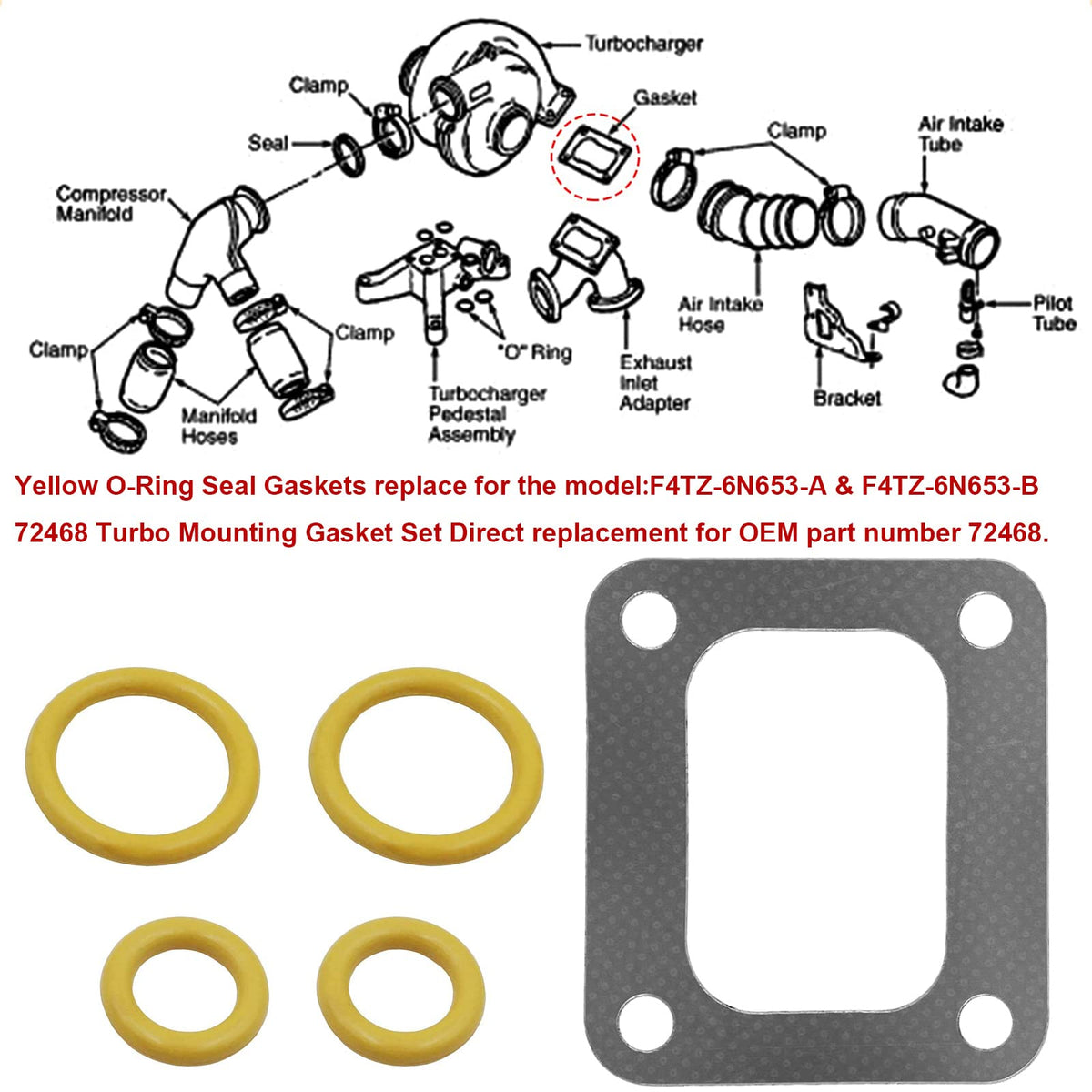 XXXCARXXX yellow O‑rings laid out with ruler showing precise sizes for pedestal fit