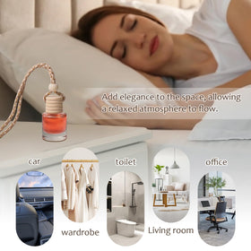 Xylanor bottles arranged on a desk illustrating home use and subtle room fragrance