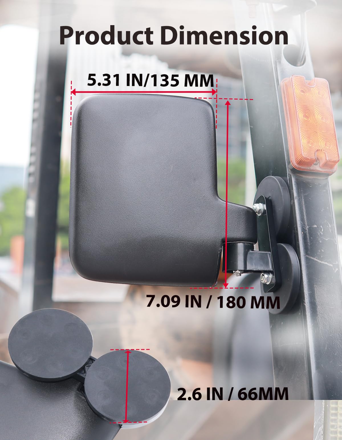 XYNOXRIDE magnet and rubber base close-up protecting paint and grip