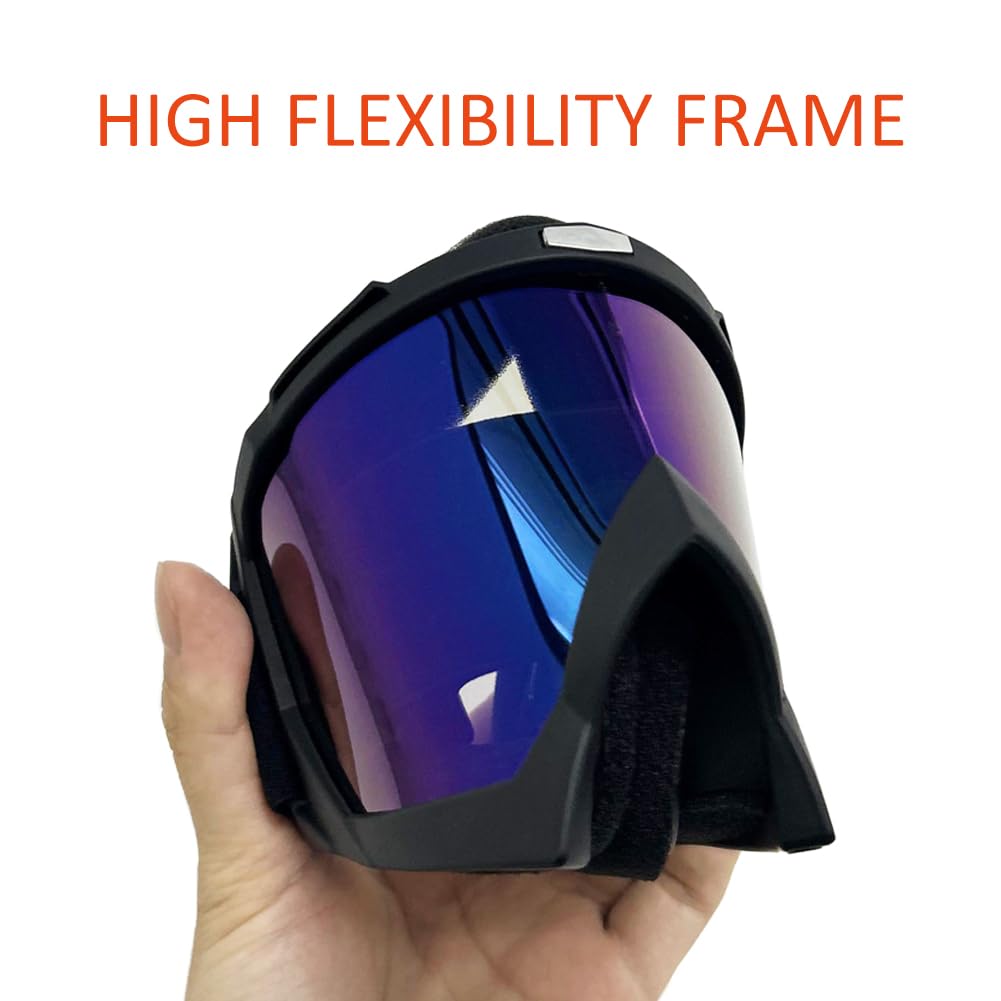 XYOP wide adjustable strap detail showing non-slip helmet grip benefit