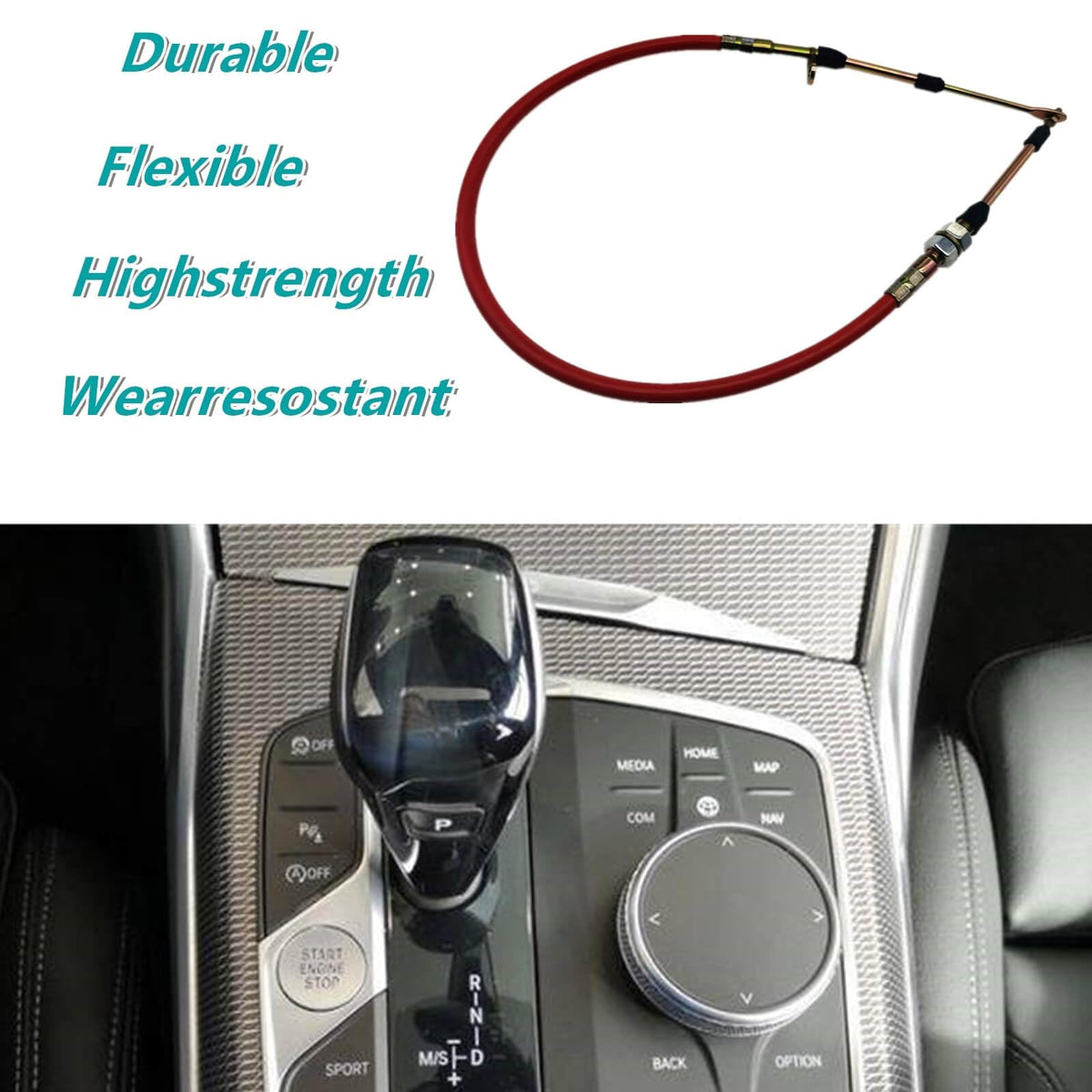 XYWZV cable installed in vehicle showing factory-fit ease benefit