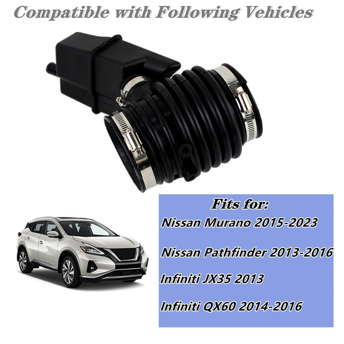 XYWZV air mass boot sensor connection detail for accurate airflow benefit