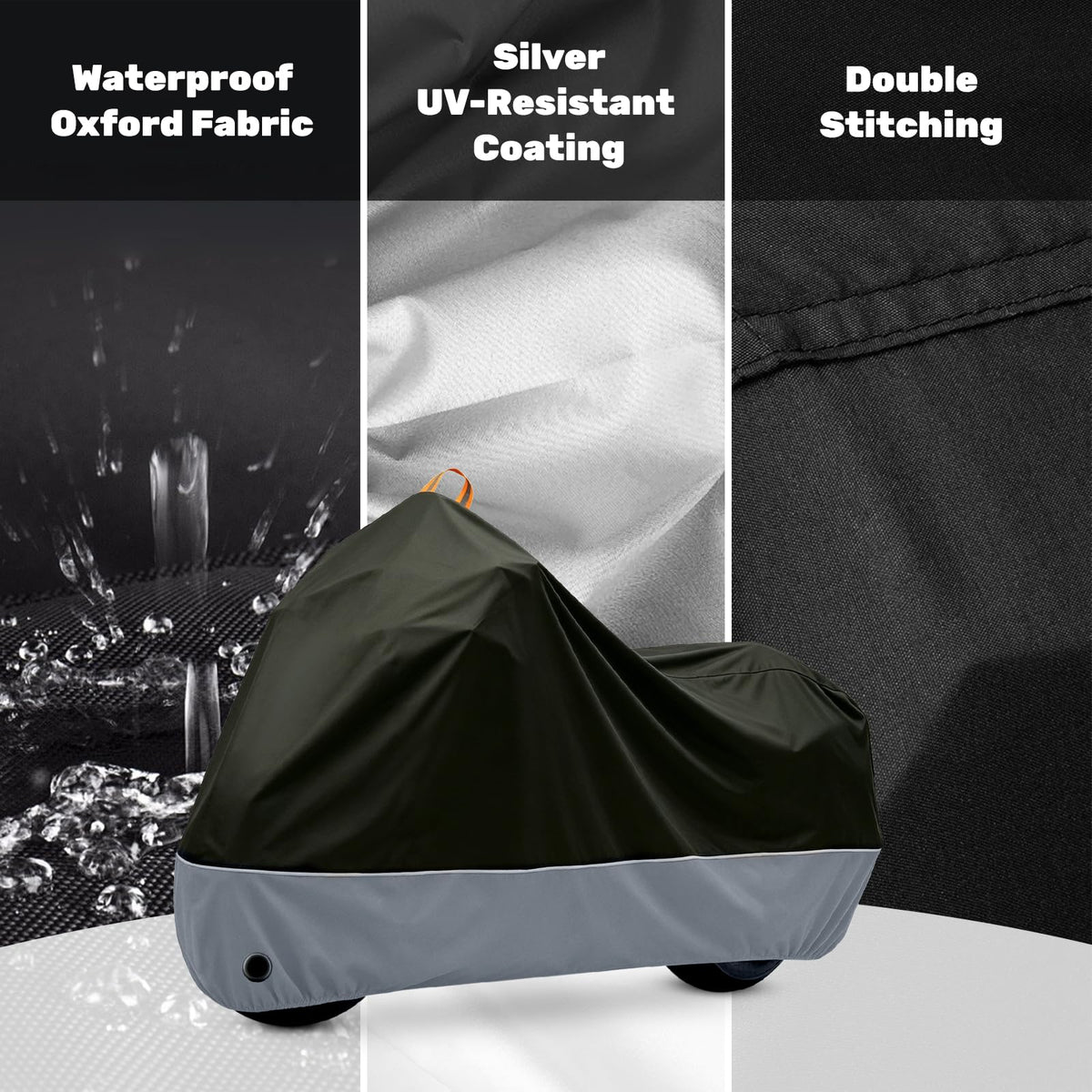 XYZCTEM close-up of oxford fabric texture for water resistance