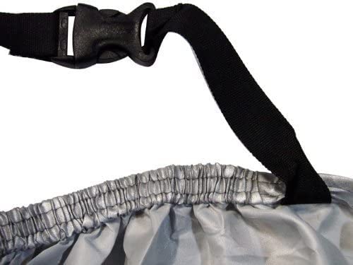 XYZCTEM cover on bike in driveway demonstrating outdoor protection