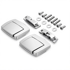 XYZMT latches held in hand for size comparison showing easy-fit benefit