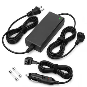 XYZSRP front view of full power cord kit showing included cables and adapter, easy setup