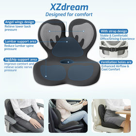 XZdream memory foam cross-section showing dense foam comfort and recovery