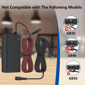 XZGm charger connected to a NOCO Boost GB70 demonstrating quick recharge on-the-go