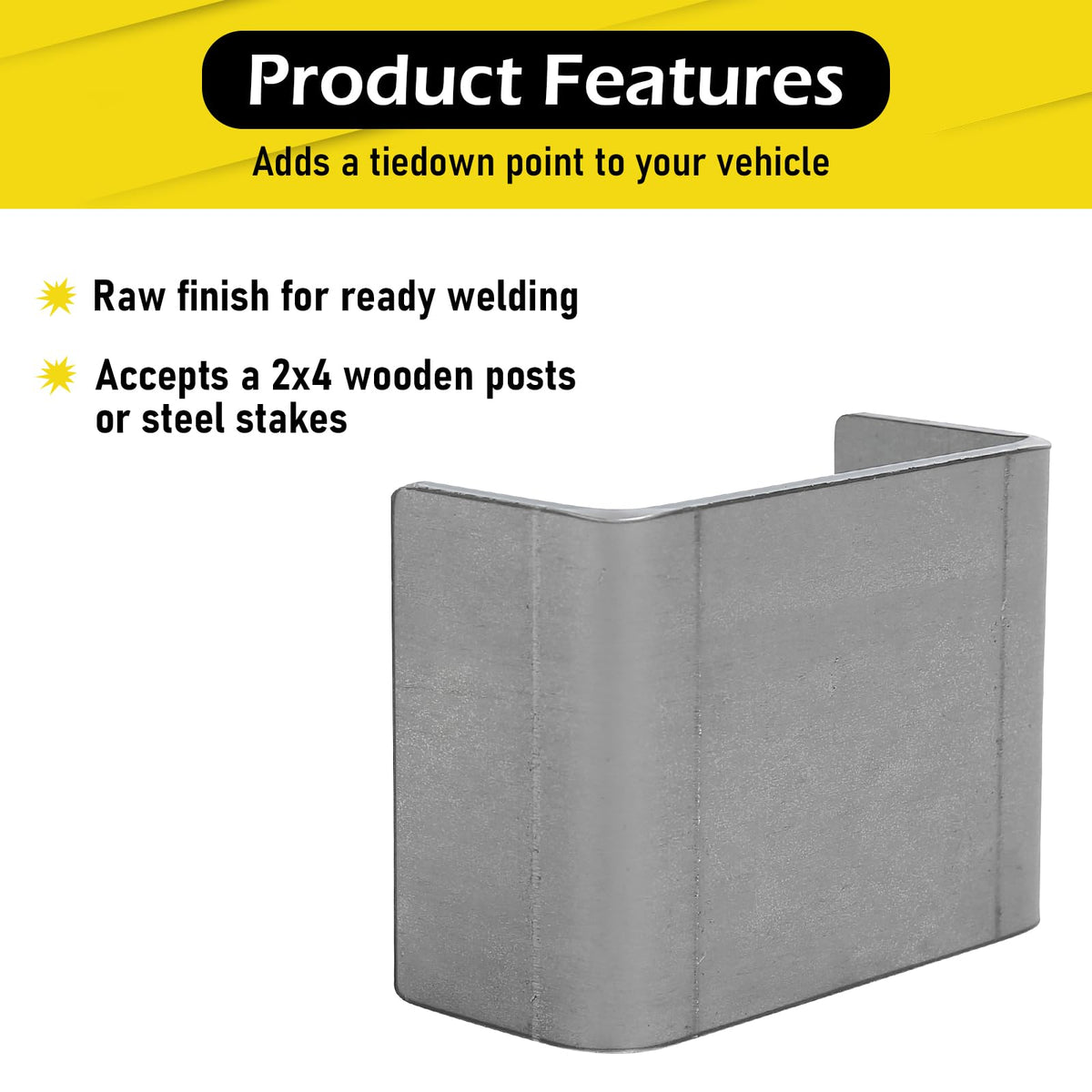 XZWMY installed on flatbed trailer providing extra tie-down points and flexibility