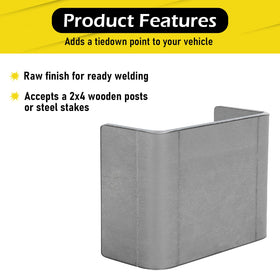 XZWMY installed on flatbed trailer providing extra tie-down points and flexibility
