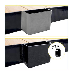 XZWMY welding installation detail showing tack welds for correct alignment and strength