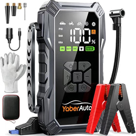 YaberAuto AP01 front view showing controls and handle for quick access