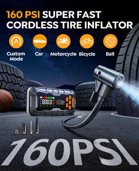 YaberAuto heavy-duty jumper cables and insulated clamps for safe starting