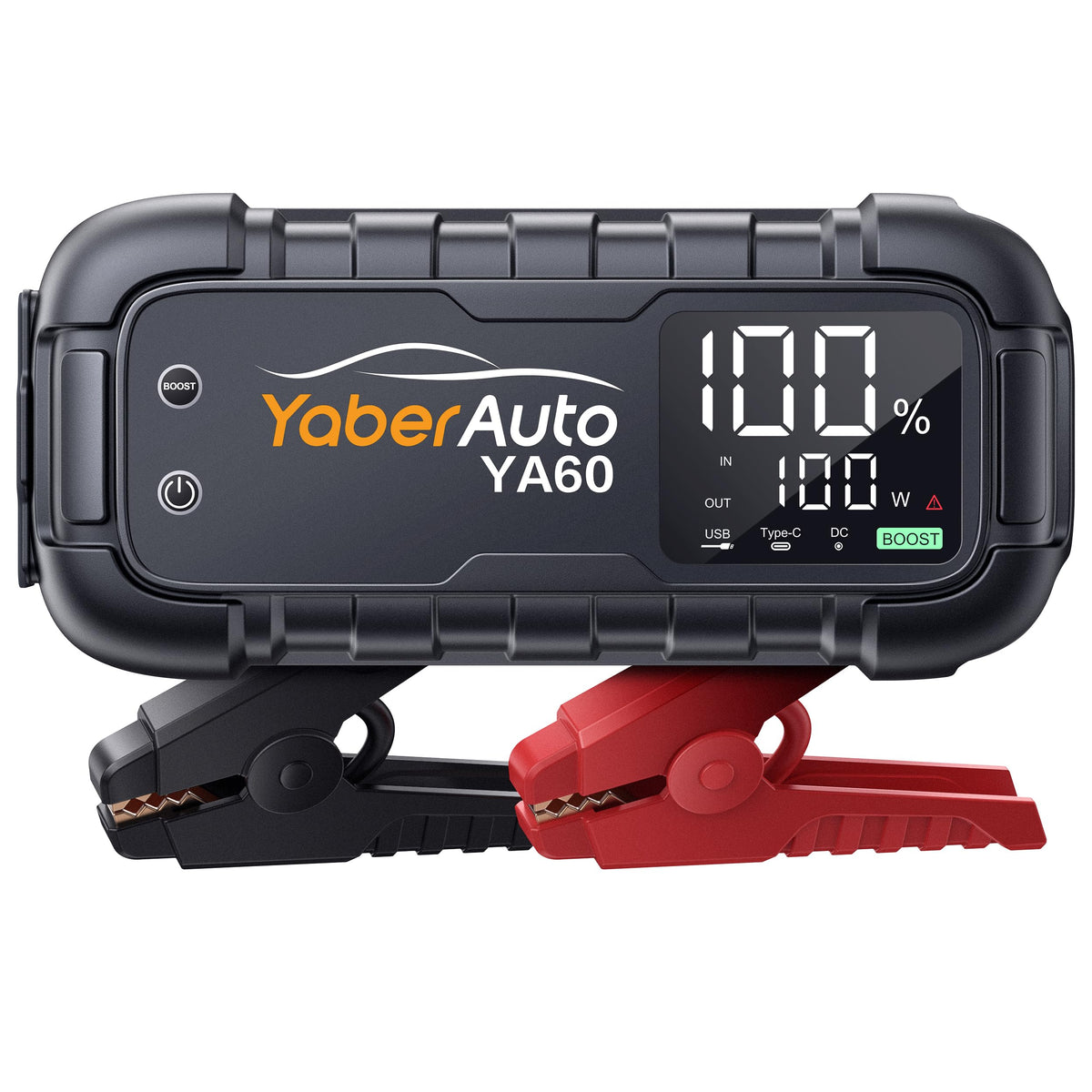 YaberAuto front view showing compact design and quick-start benefit