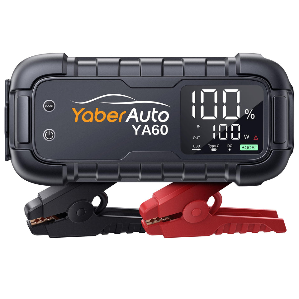 YaberAuto front view showing compact design and quick-start benefit
