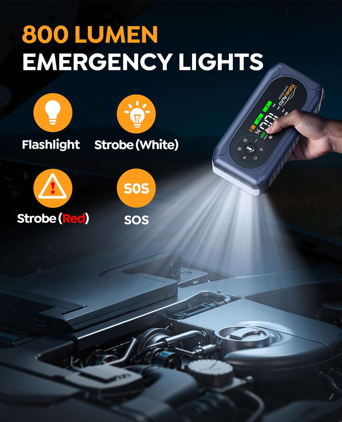 YaberAuto 400V insulated gloves and nozzles included for safer handling benefit