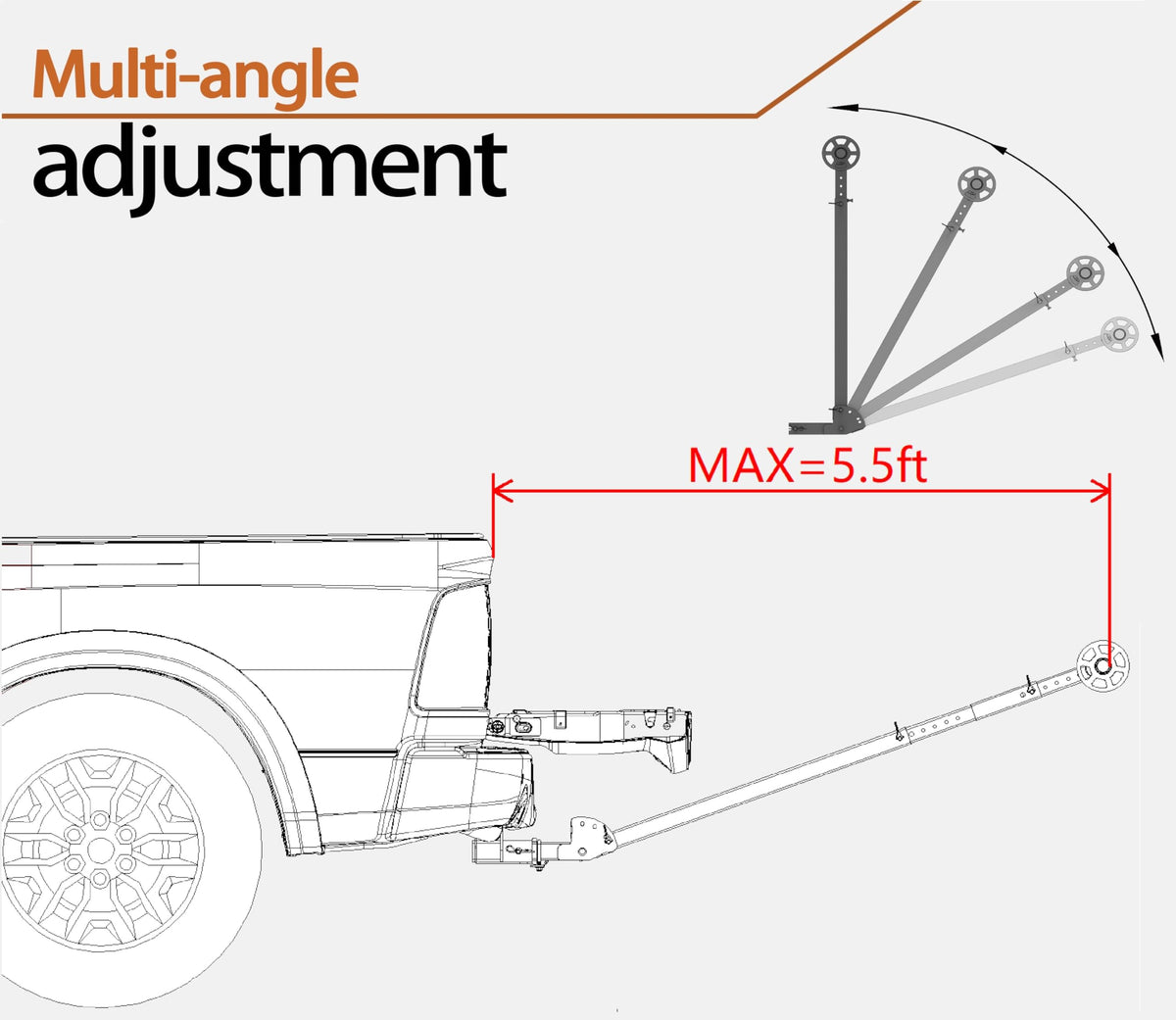 YACUTA carrying kayak showing stable support and tiedown convenience