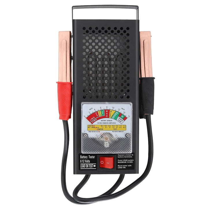Yaegoo front panel showing meter and controls for accurate battery testing