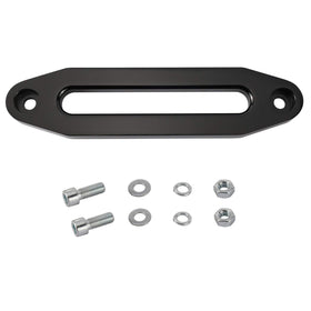 YaeKoo hawse fairlead close edge detail illustrating smooth billet aluminum lip to reduce abrasion