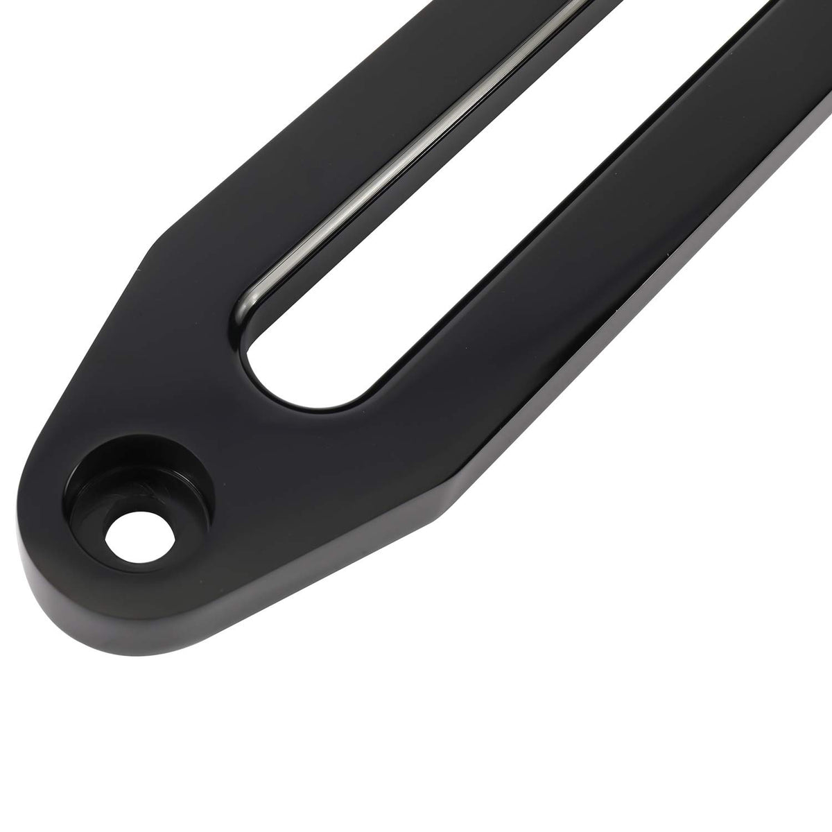 YaeKoo hawse fairlead next to ruler showing 10 inch bolt pattern and accurate sizing