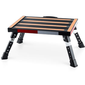 Yagud front view folded step stool showing compact storage and portability benefit