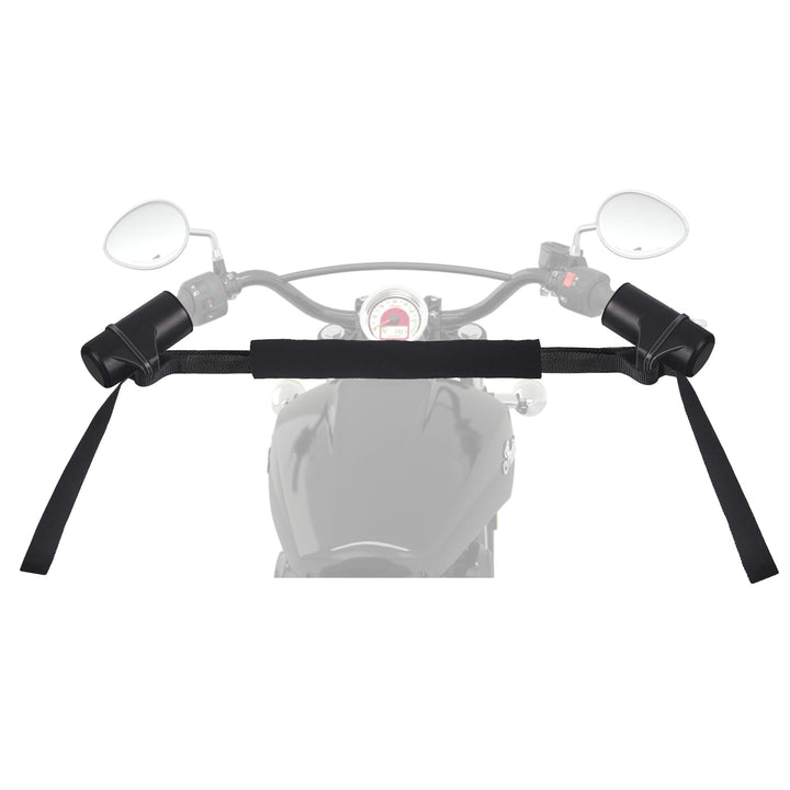 YaHees front view of handlebar strap showing secure fit and protection