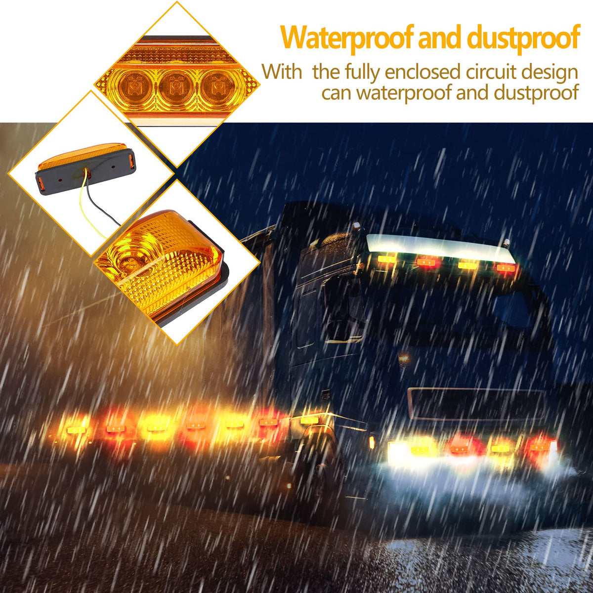 Yahenda installed on trailer demonstrating reliable exterior signaling