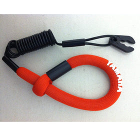 Yamaha coiled cord detail demonstrating tangle-free stretch and compactness