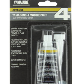 YAMAHA Yamabond 4 being applied to an engine cover to create an oil-resistant seal