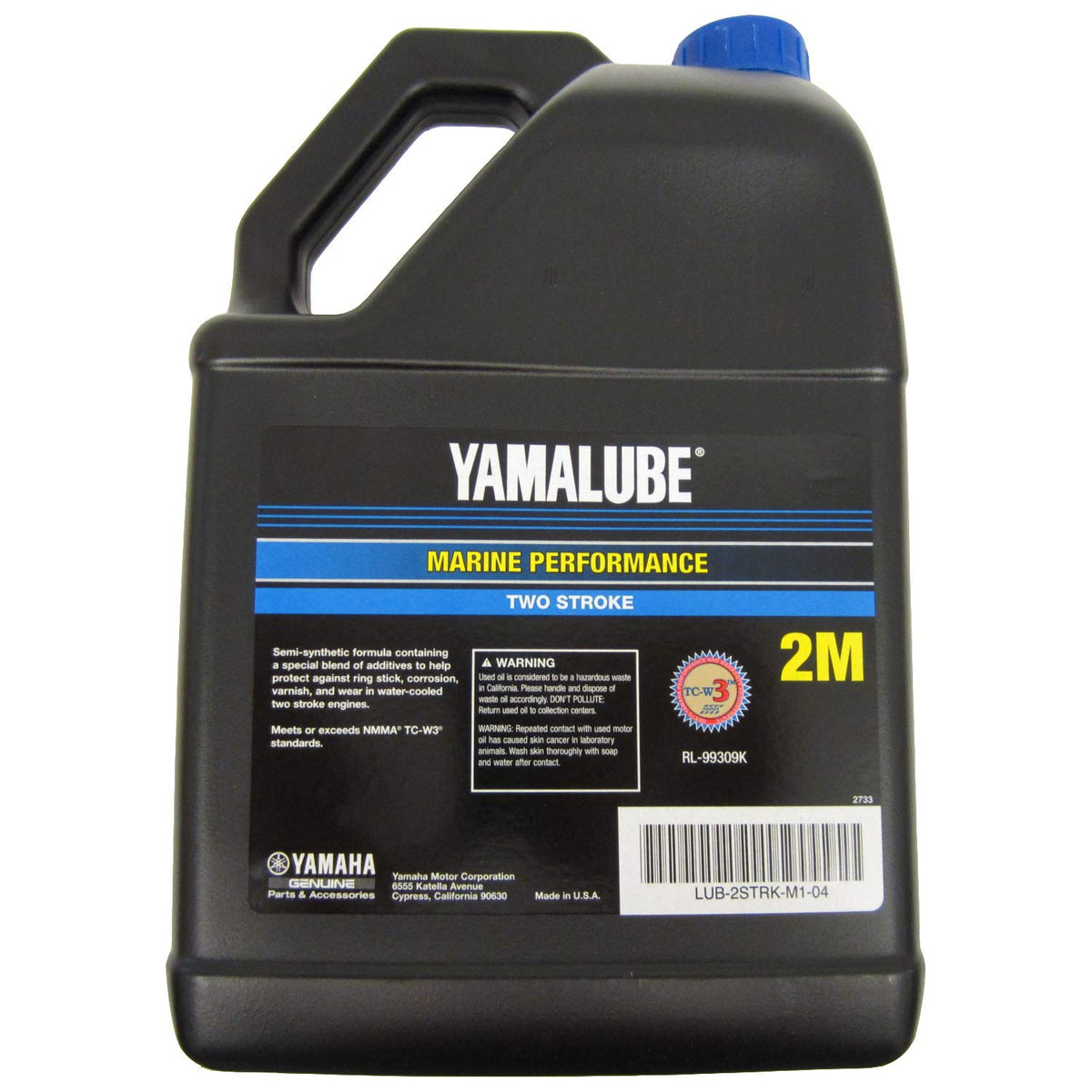 Yamaha Yamalube being poured into outboard engine demonstrating clean lubrication