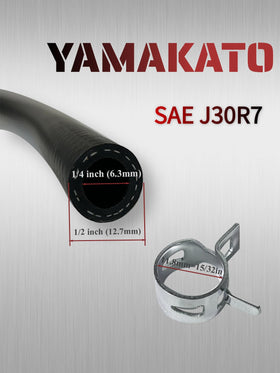 YAMAKATO close-up of braided nylon reinforcement showing improved kink resistance and durability