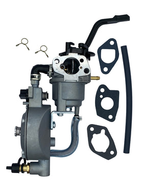 YAMAKATO carburetor front view showing intake and throttle linkage, aids correct replacement