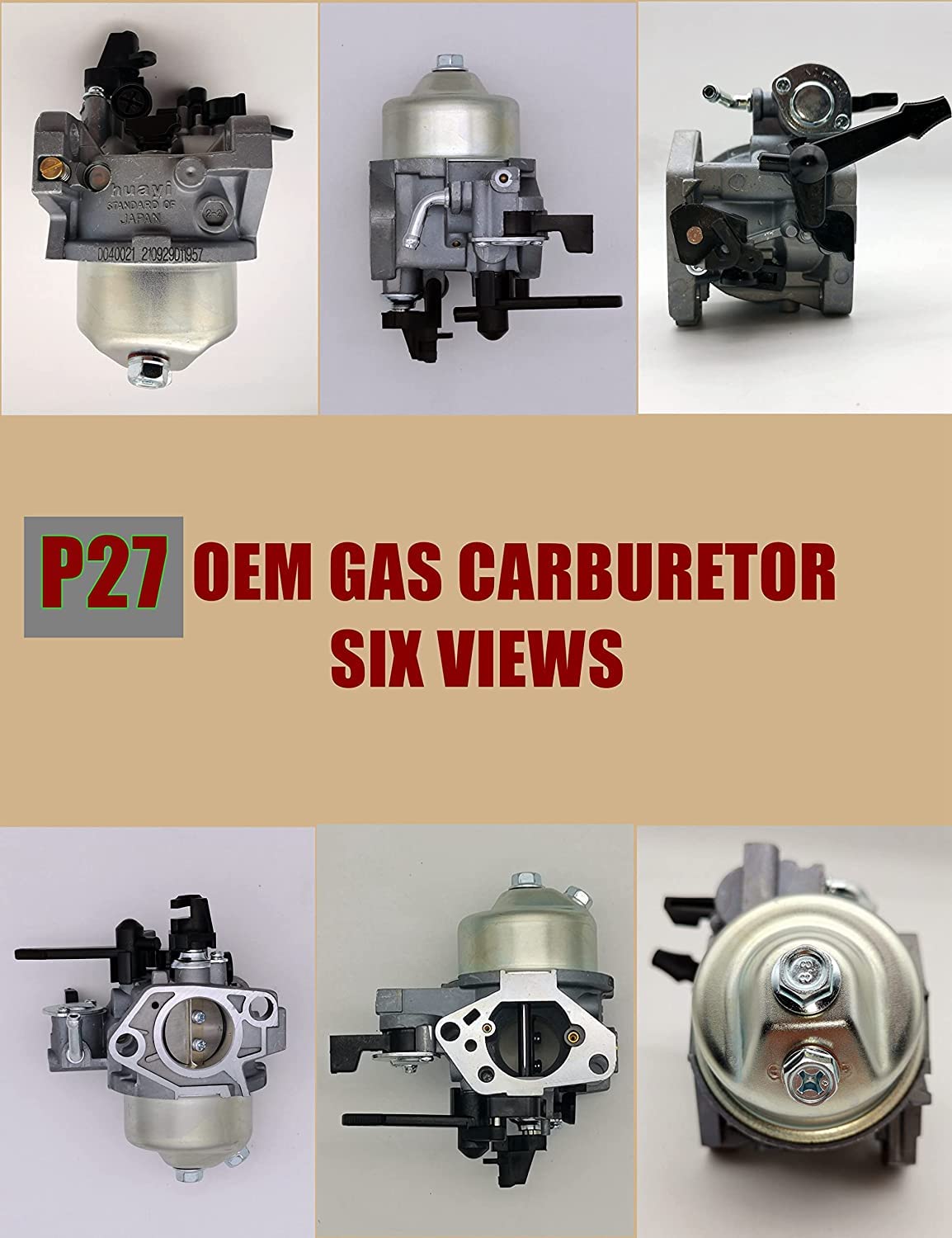 YAMAKATO carburetor installed on engine demonstrating direct-fit compatibility
