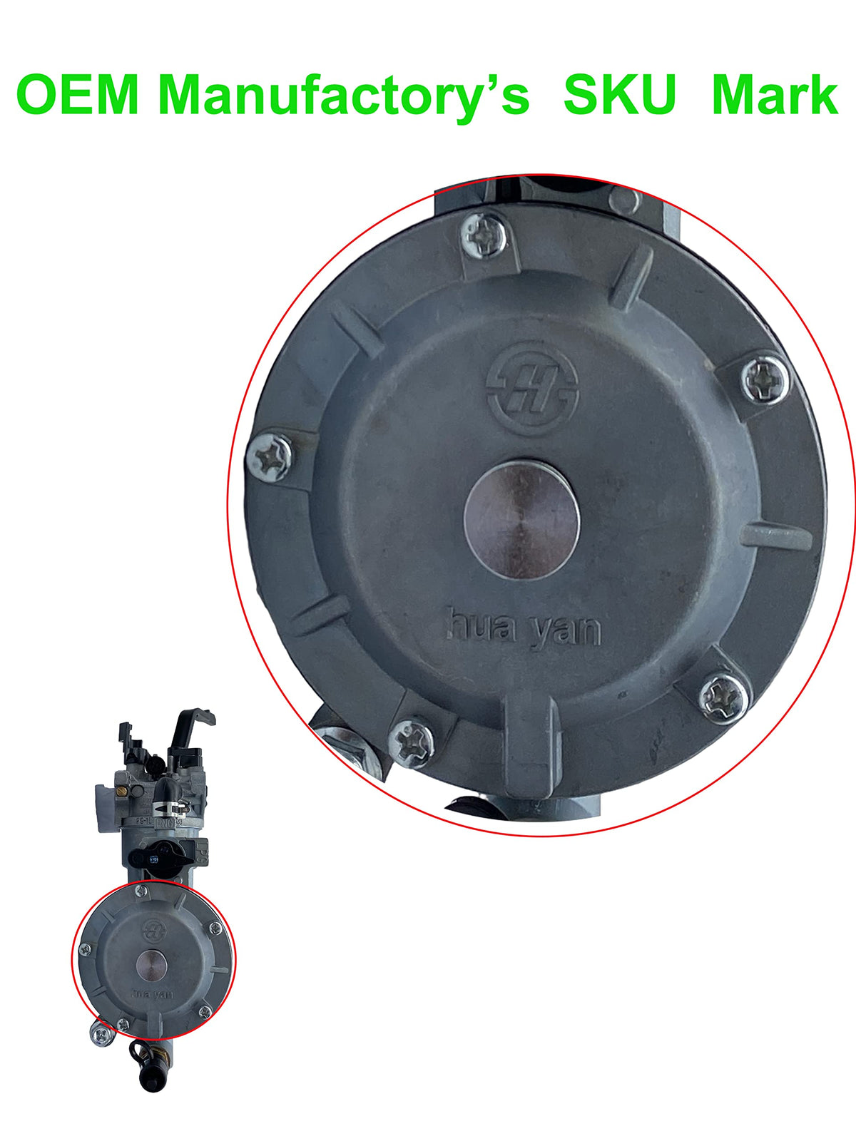 YAMAKATO carburetor installed on a portable generator engine, demonstrates proper conversion