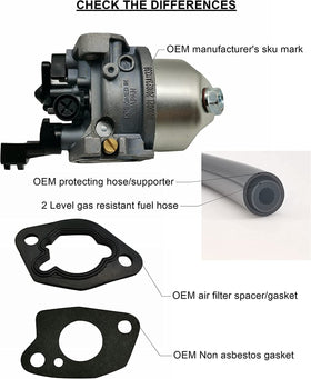 YAMAKATO carburetor side view showing choke and throttle detail for easier control