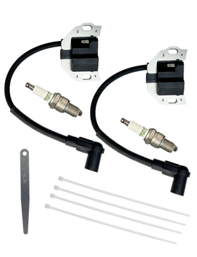 YAMAKATO front packaging showing two ignition coils and included plugs, clear fitment benefit