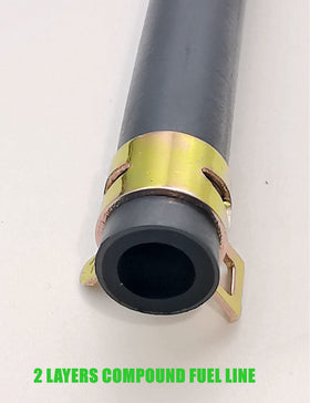 YAMAKATO close-up of hose texture showing double-layer compound for durability