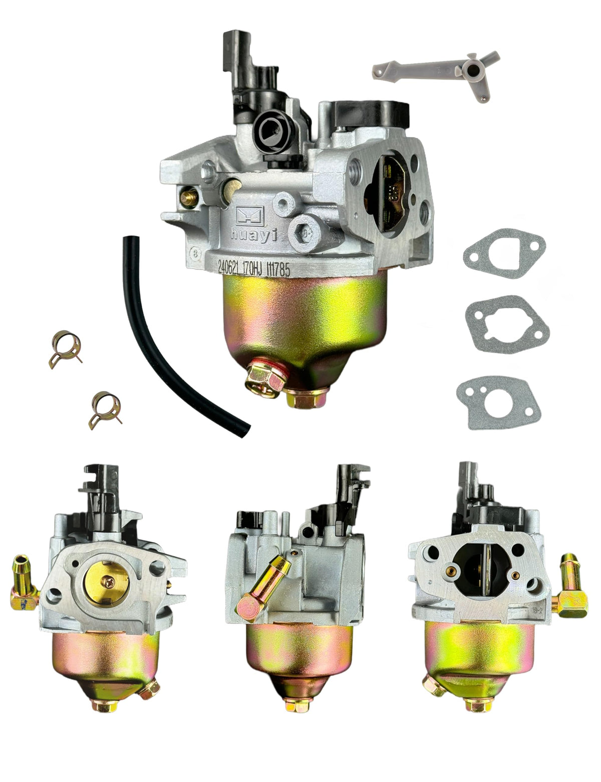 YAMAKATO carburetor fuel inlet and ports visible to confirm compatibility and serviceability