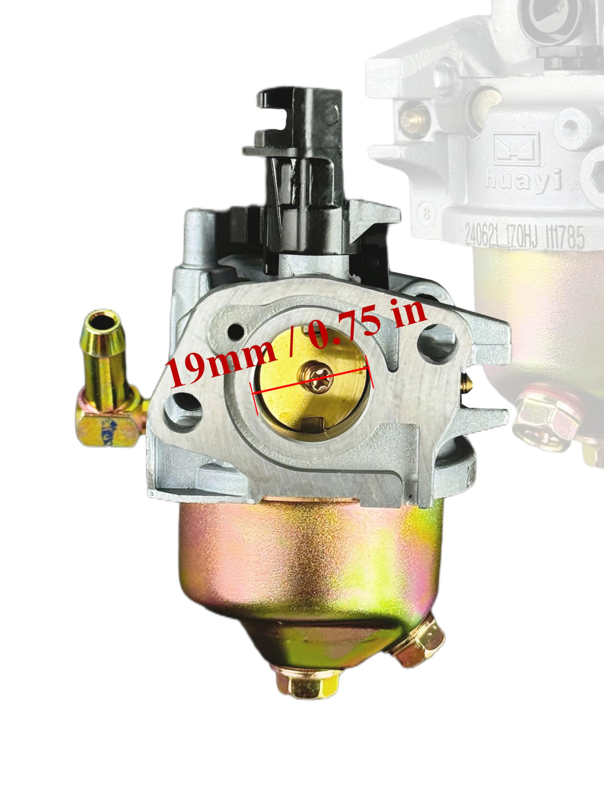 YAMAKATO carburetor mounting face detail demonstrating gasket surface and correct alignment