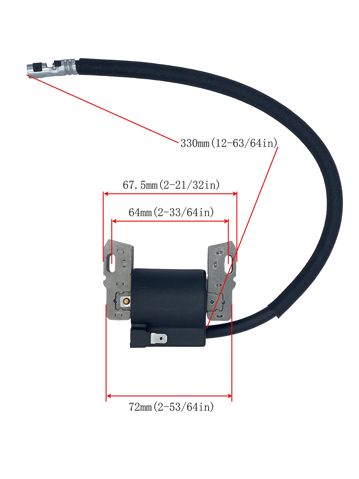YAMAKATO ignition coil label closeup displaying part numbers for easy compatibility verification