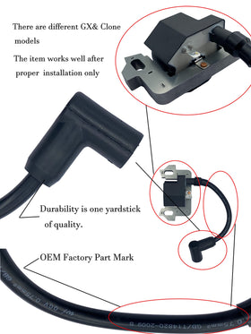 YAMAKATO coil spark plug boot connection ensuring secure electrical transfer